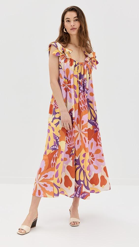 FARM Rio Lee Floral Sleeveless Maxi Dress | Shopbop Product Image