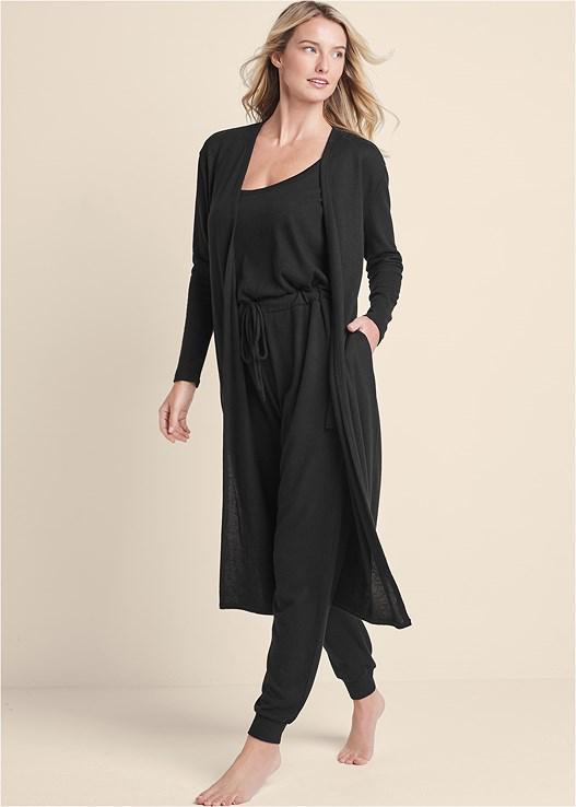 Cozy Hacci Duster - Black Product Image