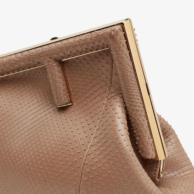 Fendi First SmallBeige python bag Product Image