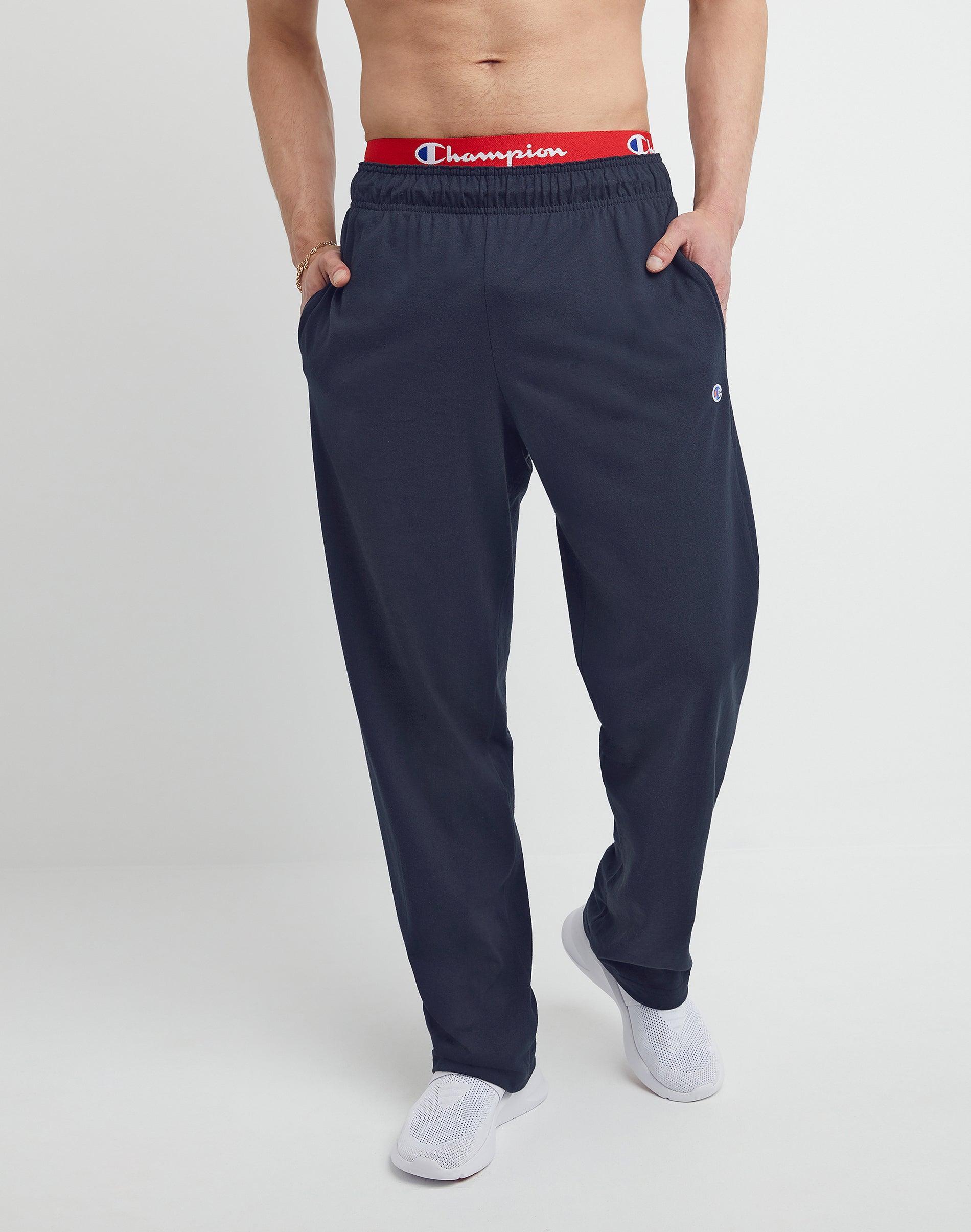 Mens Champion Cotton Jersey Pants Granite Grey Product Image