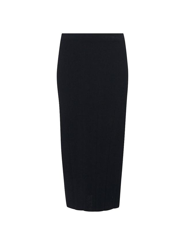 Womens Caifa Ribbed Jersey Midi Skirt Product Image