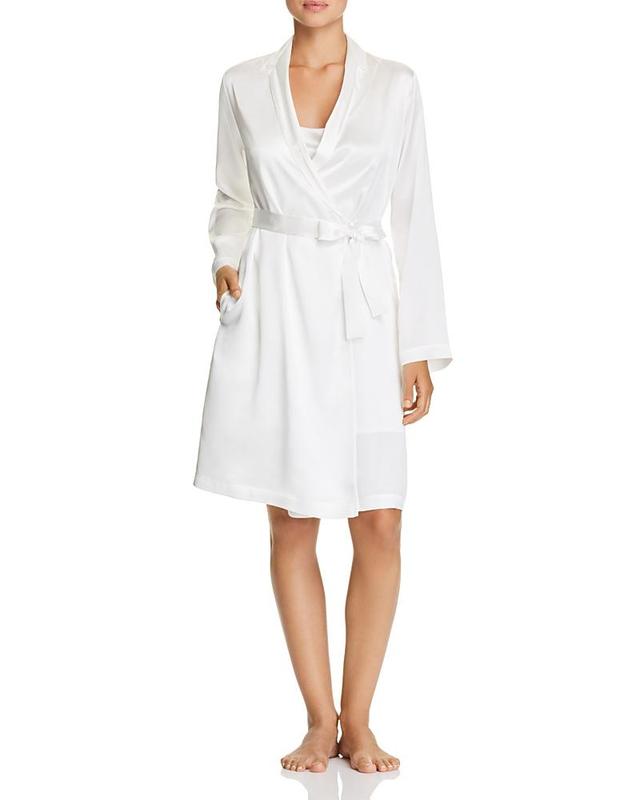 Womens Silk Short Robe Product Image