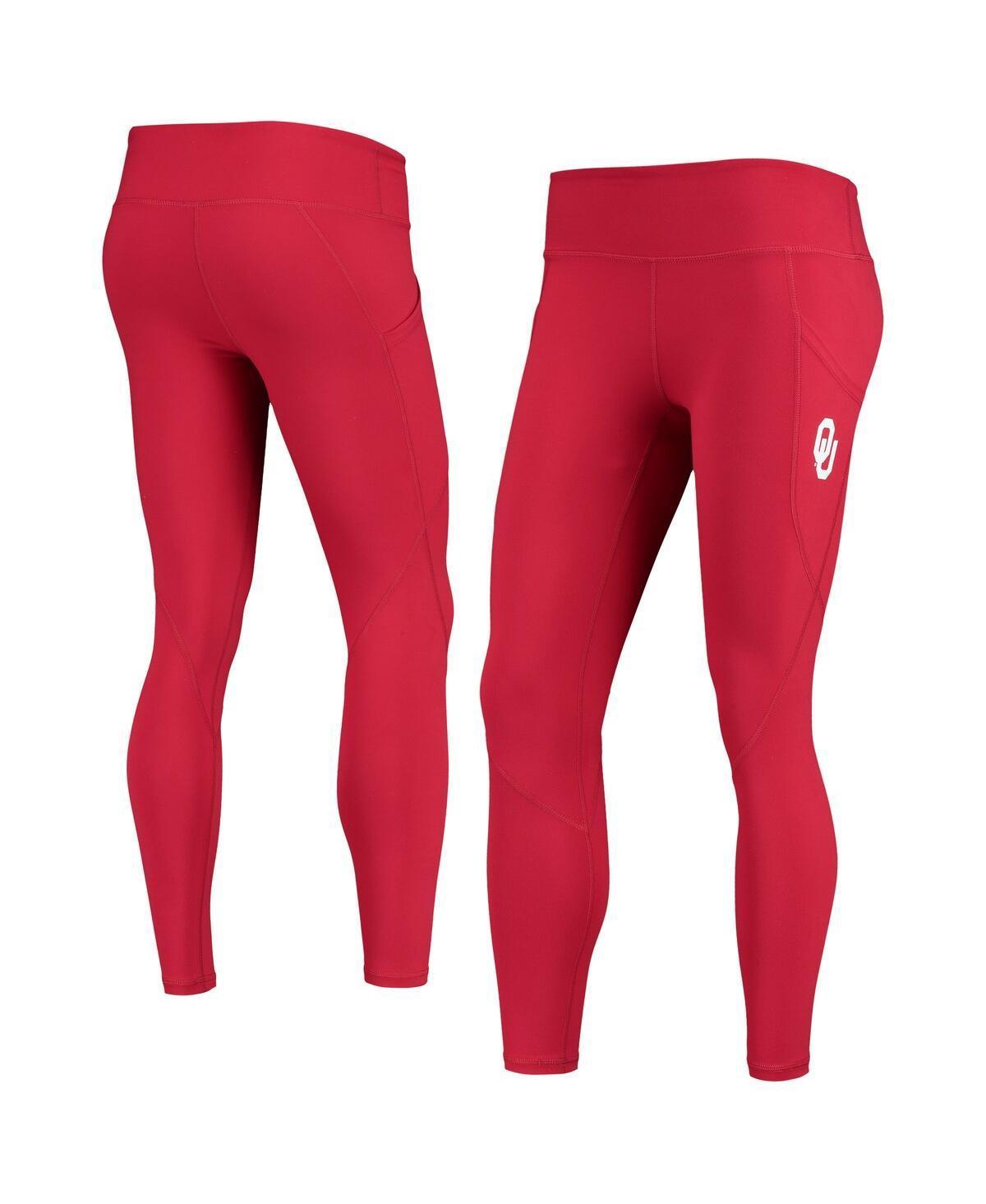 Womens ZooZatz Crimson Oklahoma Sooners Pocketed Leggings product image