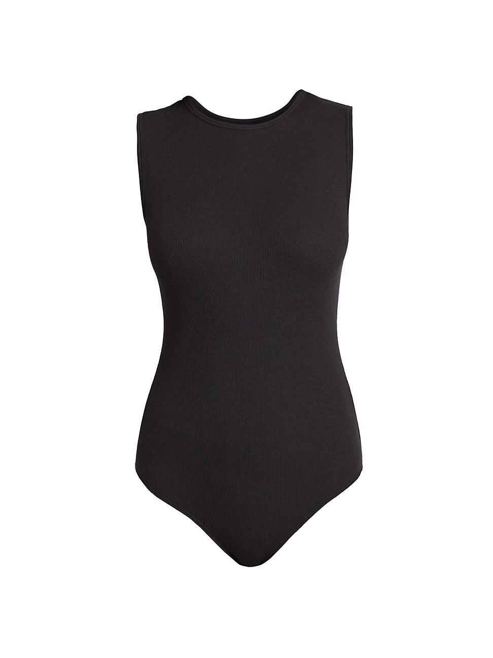 Womens Luxury Rib-Knit Signature Bodysuit Product Image