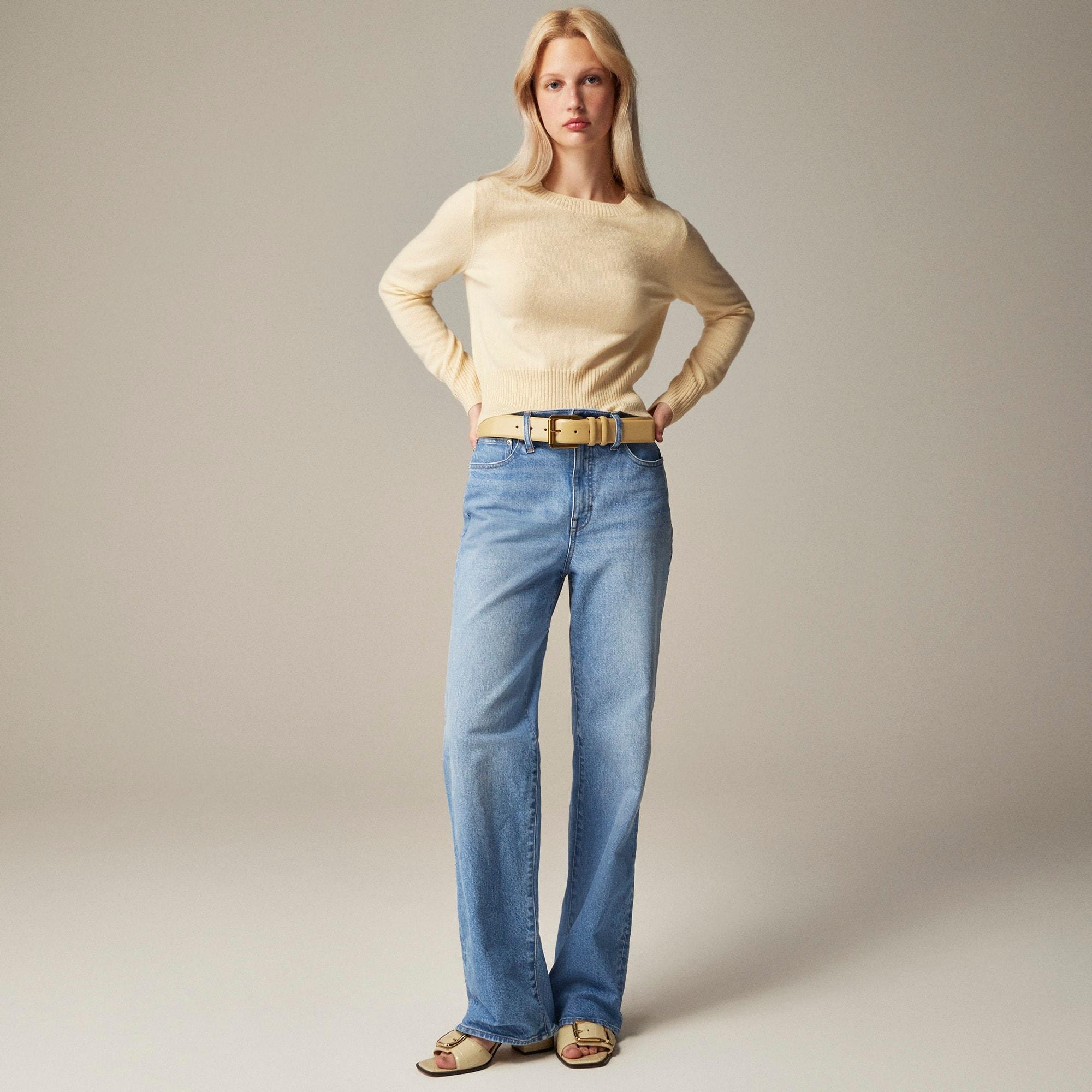 Full-length slim wide jean in 1996 semi-stretch Product Image