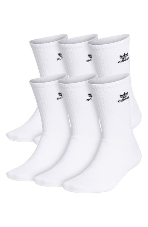 adidas Originals Mens adidas Originals Trefoil 6 Pack Crew Socks - Mens Product Image