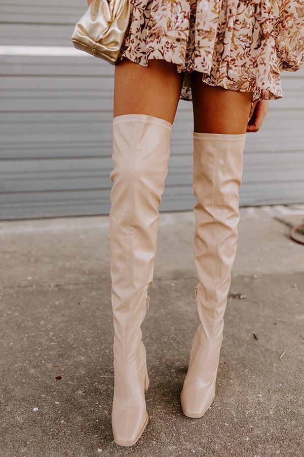 The Gallop Faux Leather Thigh High Boot product image