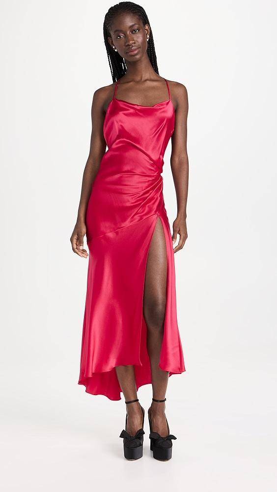 Bach Mai Bias Drape Midi Dress | Shopbop Product Image