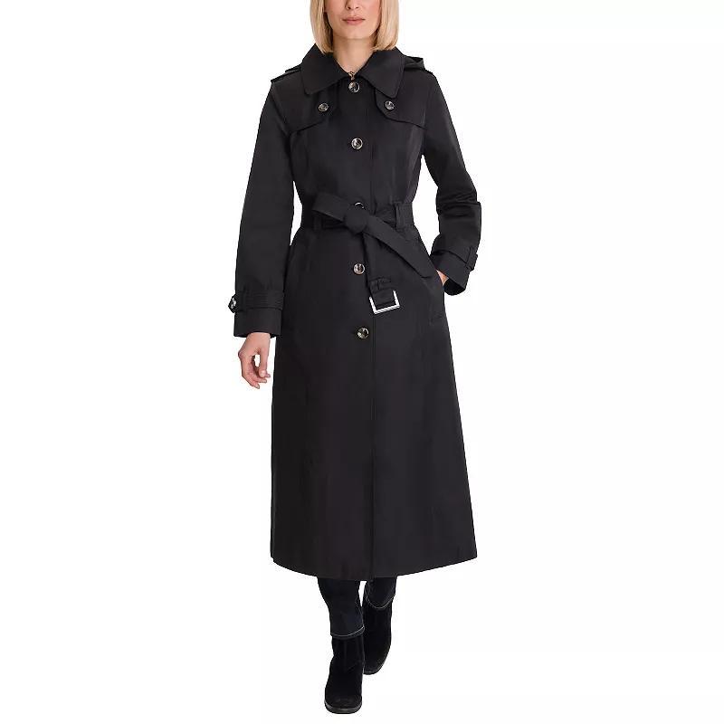 Womens London Fog Maxi Trench Coat Product Image