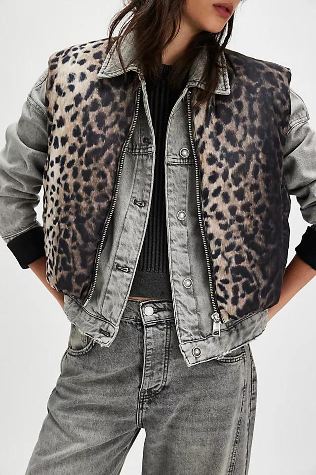 APPARIS Phoenix Leopard Vest Product Image