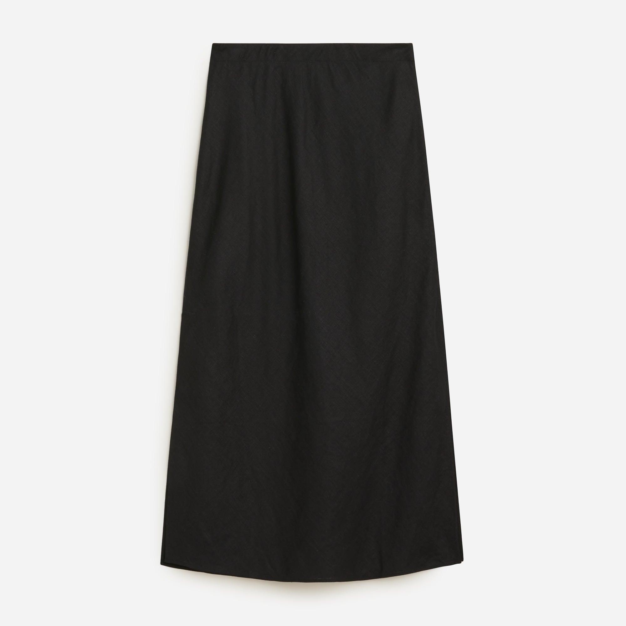 Gwyneth slip skirt in linen Product Image