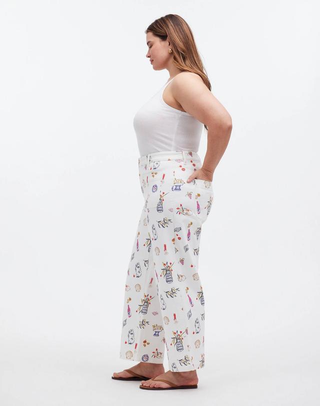 Madewell x Lisa Says Gah! The Plus Perfect Vintage Wide-Leg Crop Jean: Printed Edition Product Image