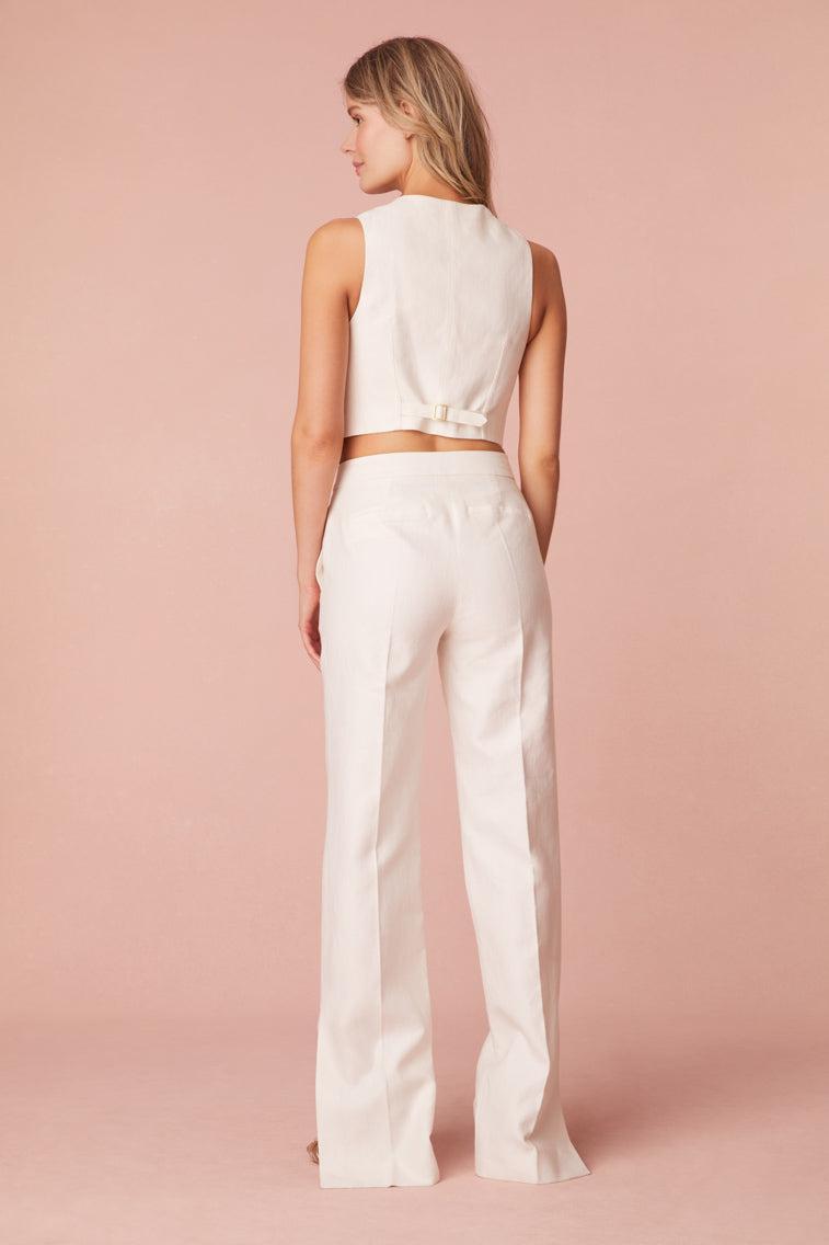 Poppet Straight Leg Tailored Pants Product Image