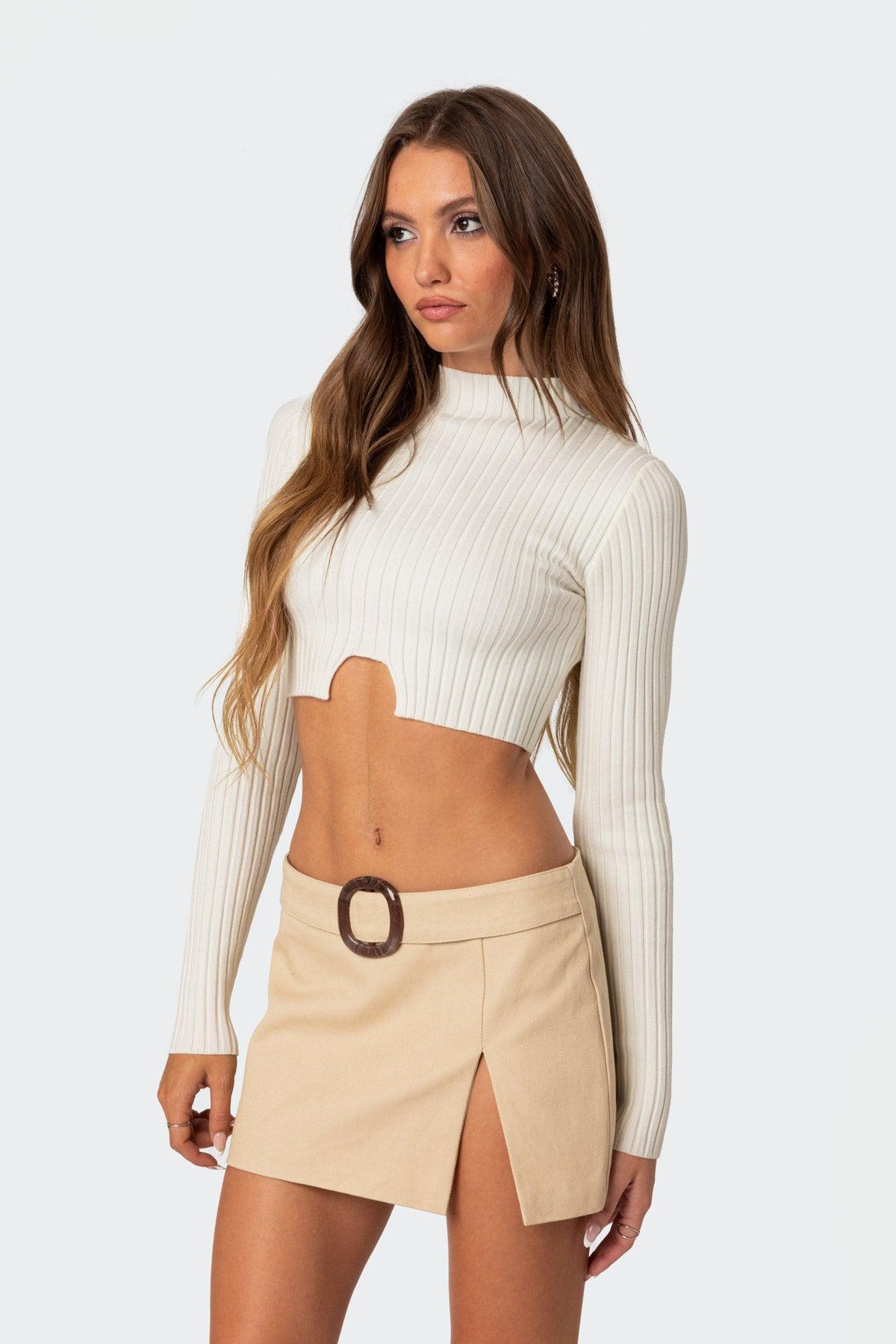 Bonnie Cropped Sweater Product Image