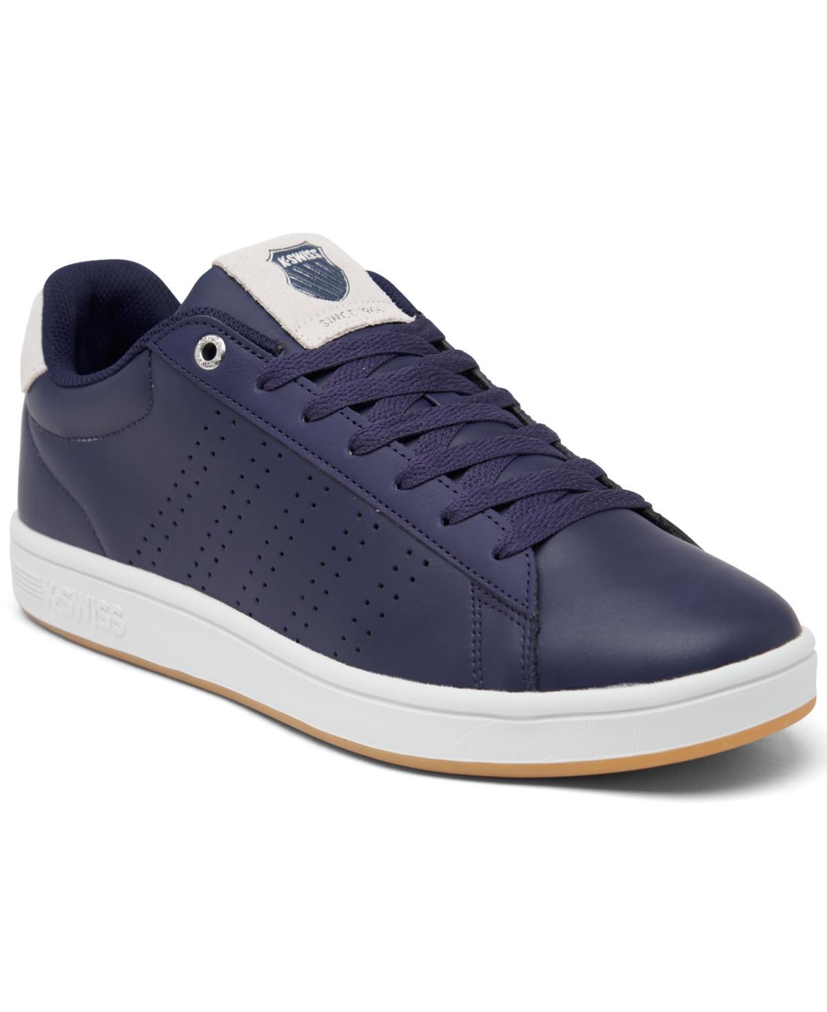 K-Swiss Mens Court Casper Casual Sneakers from Finish Line - Navy, White Product Image