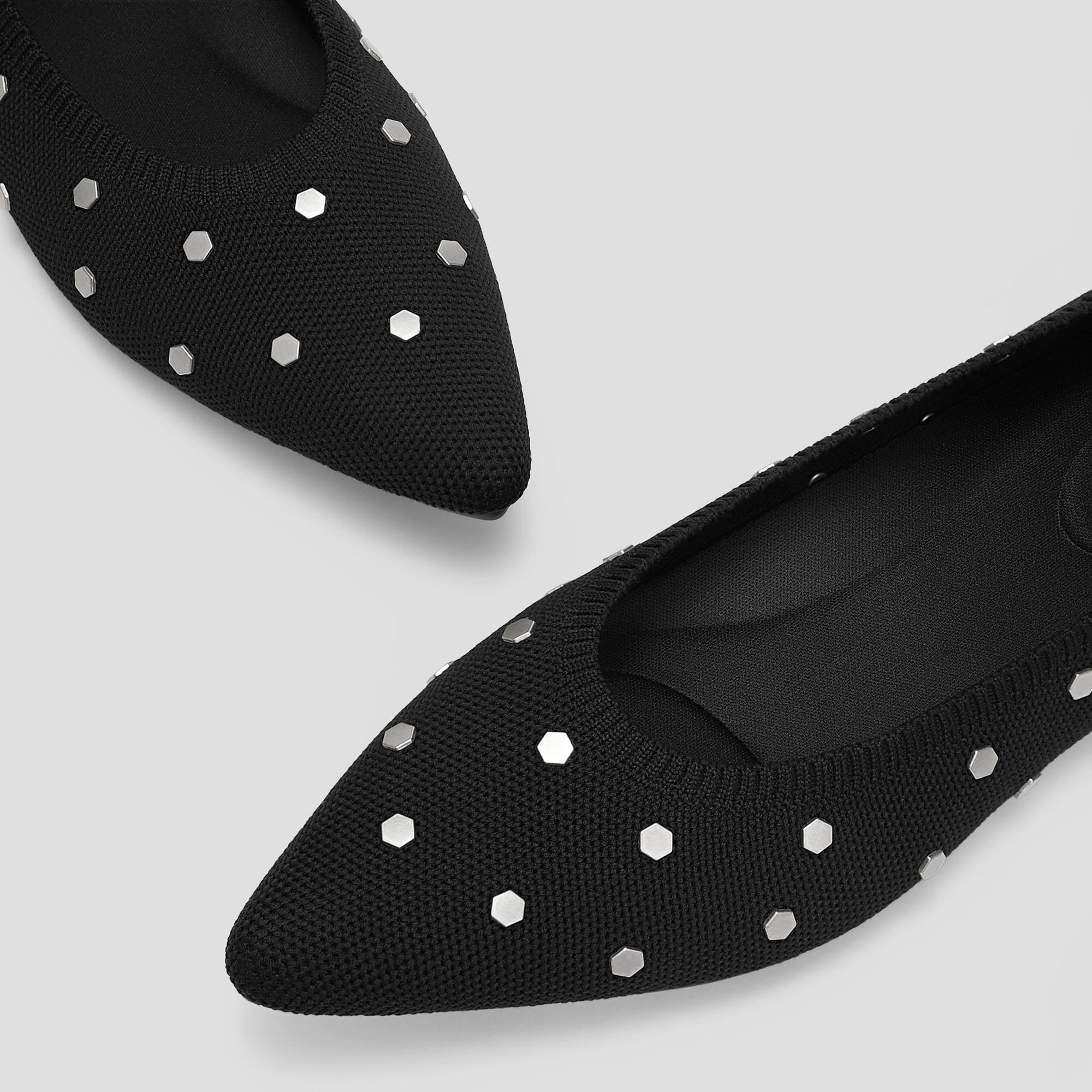 Pointed-Toe Ballet Flats (Aria 5°) Product Image