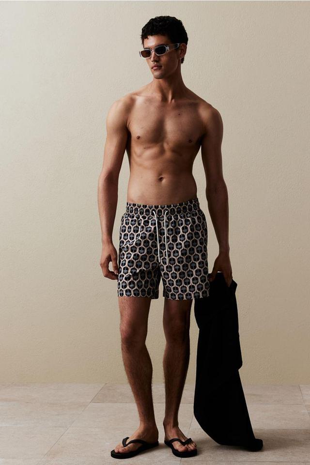 Patterned Swim Shorts Product Image