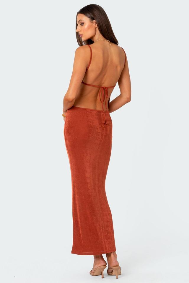 Clea Open Back Maxi Dress Product Image