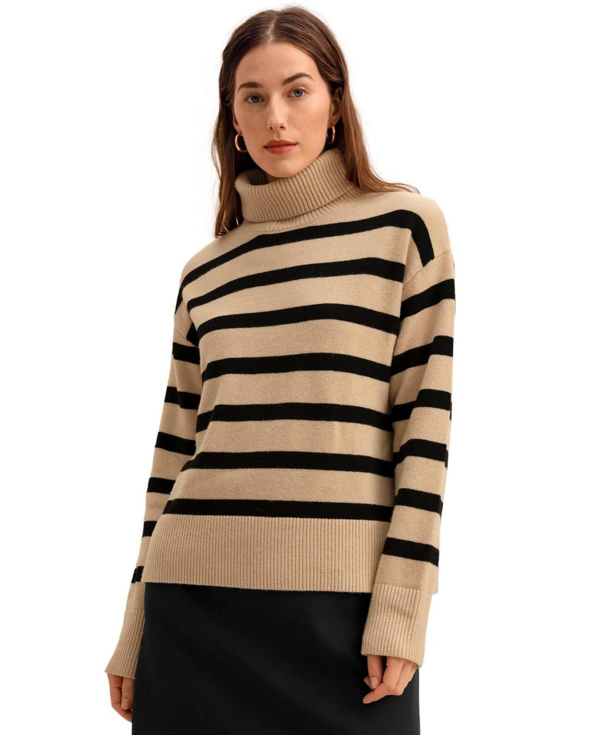 Lilysilk Womens The Tarra Stripe Sweater Product Image