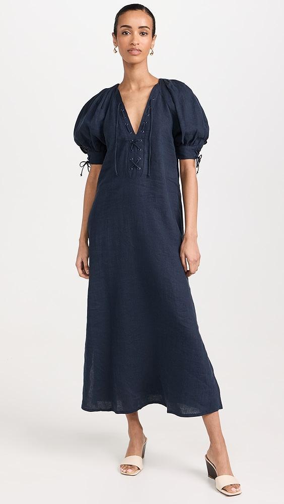 Sleeper Garden Dress in Navy | Shopbop Product Image