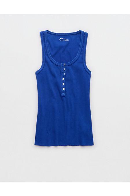 Aerie Tuck-It-In Henley Tank Top Women's Product Image