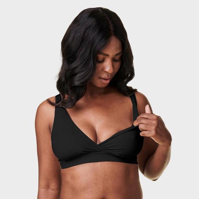 Bravado! Designs Womens Ballet Nursing Sleep Bra - Deep Black XL Product Image