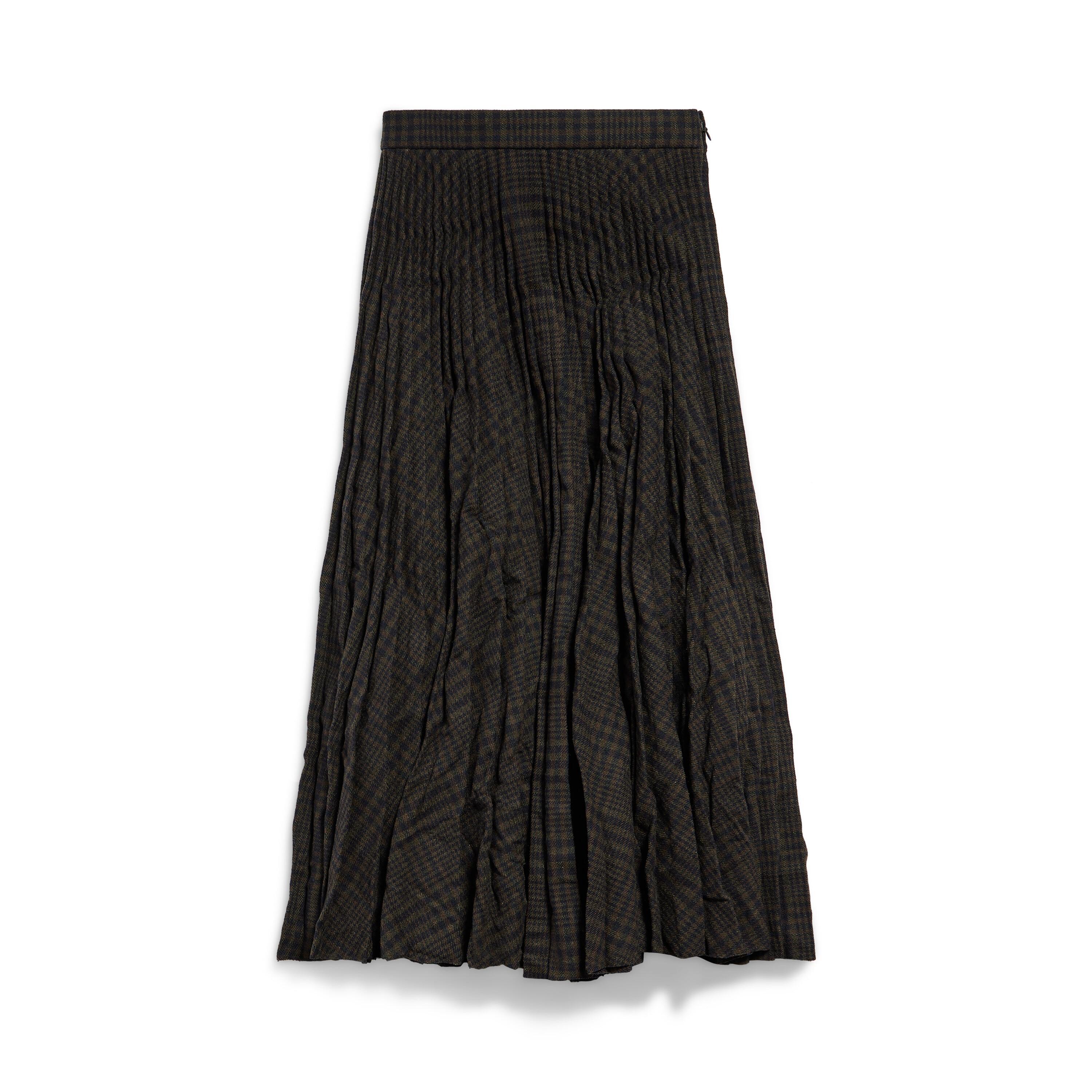 creased pleated skirt Product Image