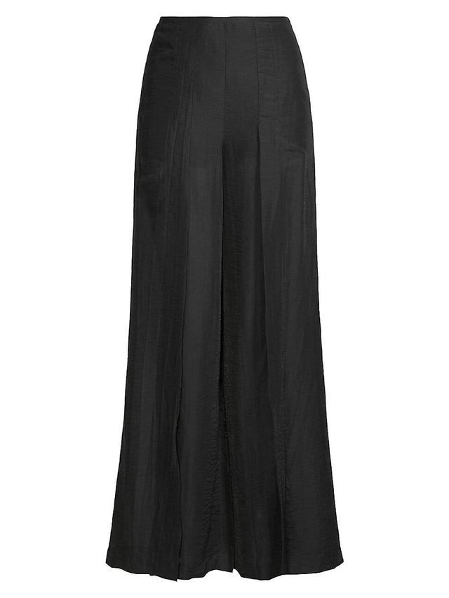 Womens Front Slit Palazzo Pants Product Image