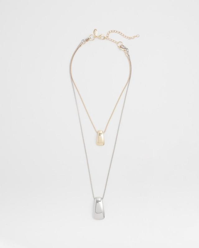 Chico's Convertible Pendant Necklace   Chico's - Mixed Metals - Women Product Image