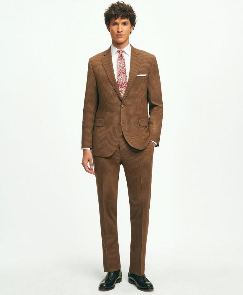 Classic Fit Stretch Wool Pinstripe 1818 Suit Product Image