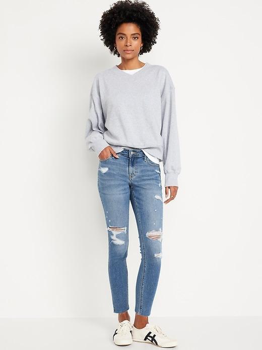 Mid-Rise Rockstar Super-Skinny Jeans product image