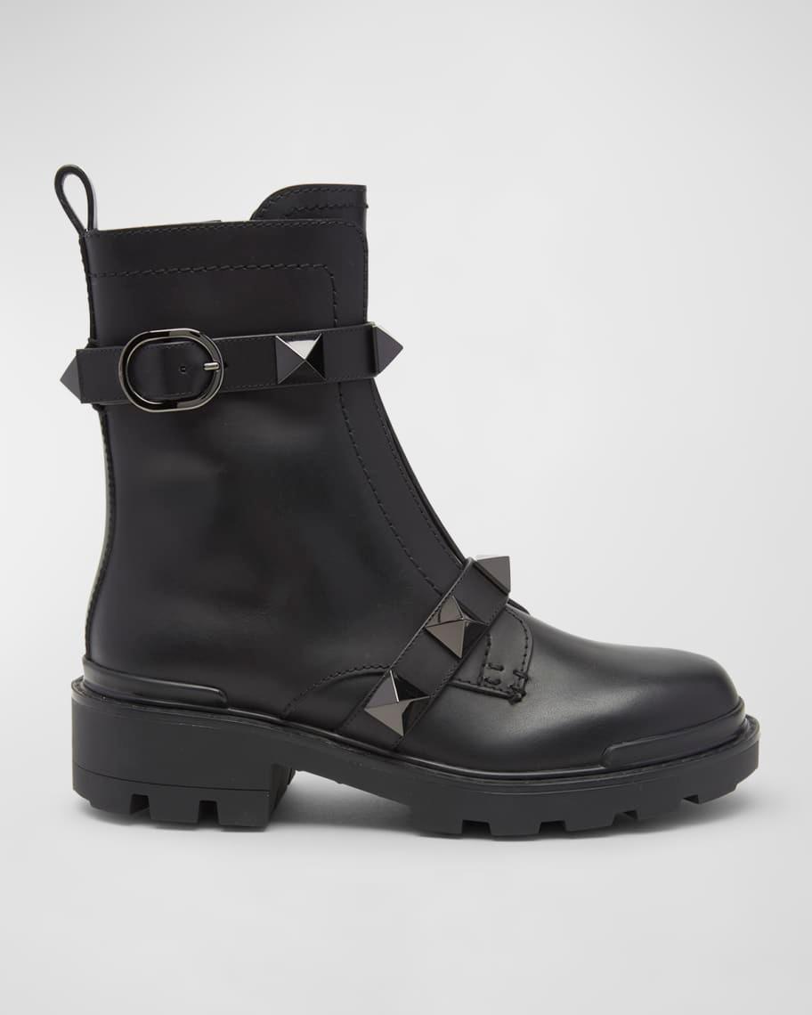 Roman Stud Zip Combat Booties product image