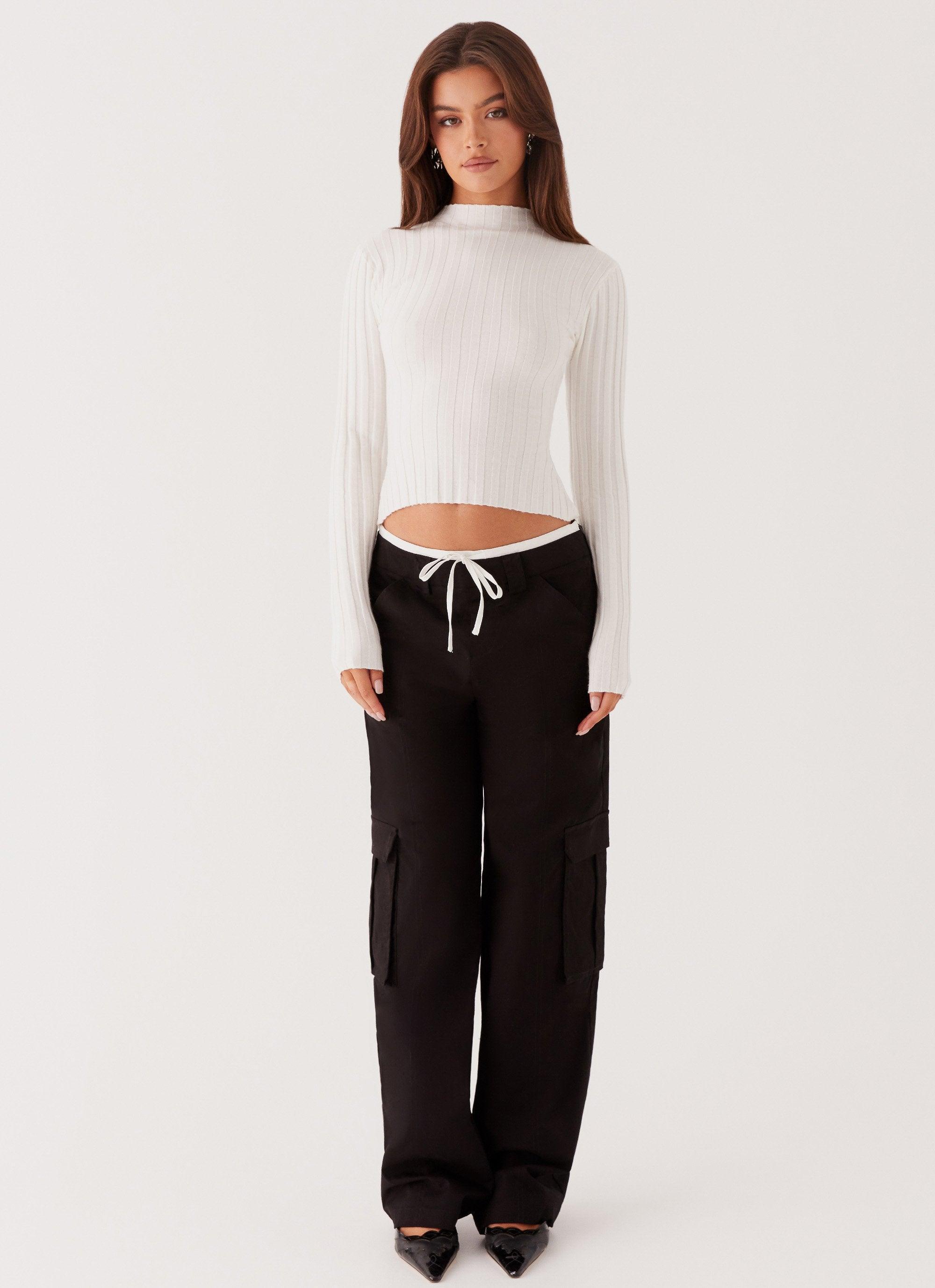 Romera Long Sleeve Top - White Product Image