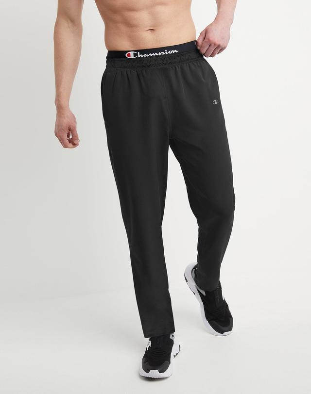 Mens Champion Sport Sweatpants, C Logo, 30.5 Black S Product Image