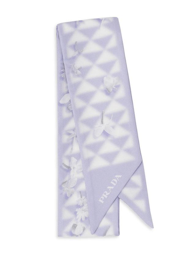 Womens Printed Twill Scarf Product Image