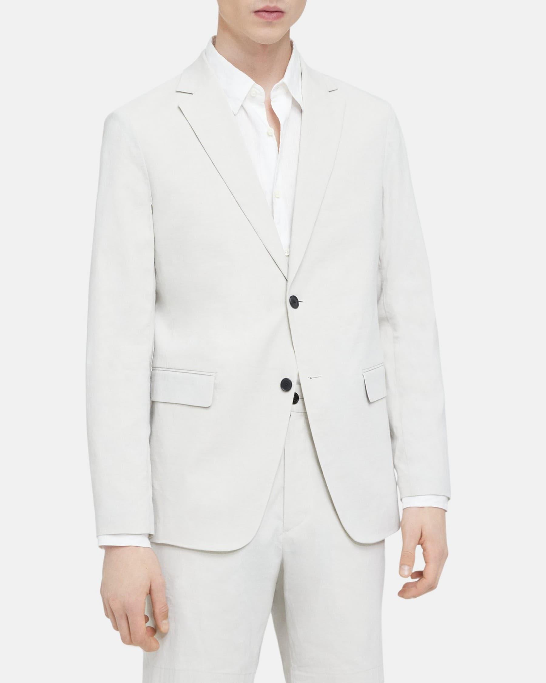 Unstructured Blazer in Stretch Linen Product Image