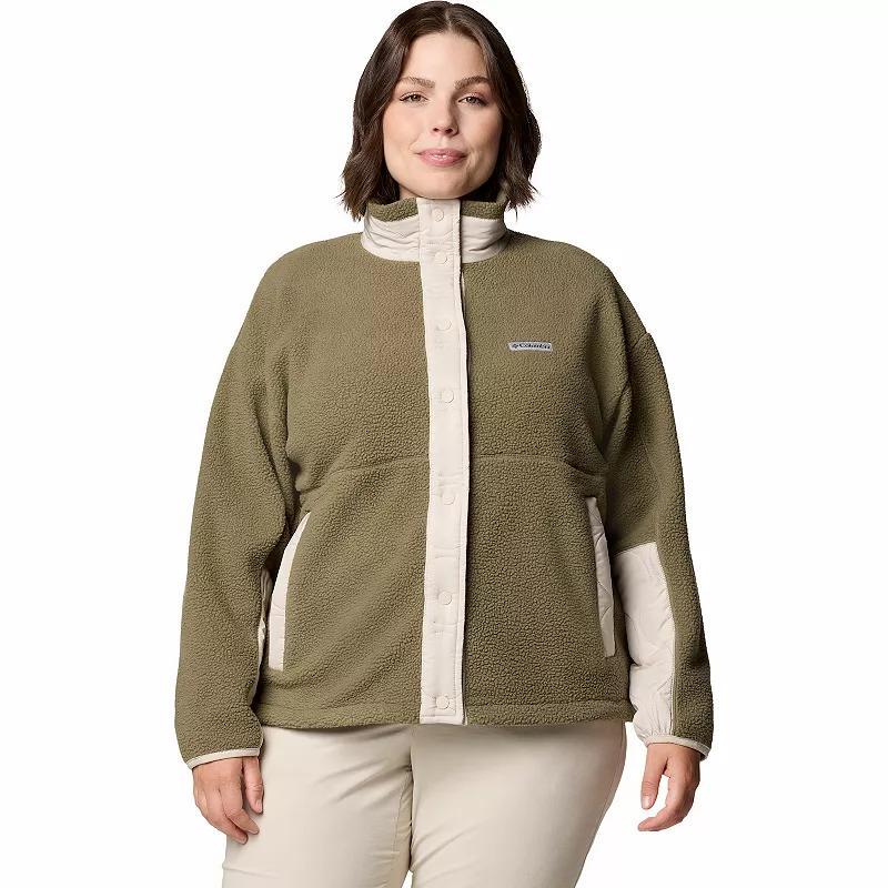 Plus Size Columbia Cloud Point Snap Fleece, Womens Product Image