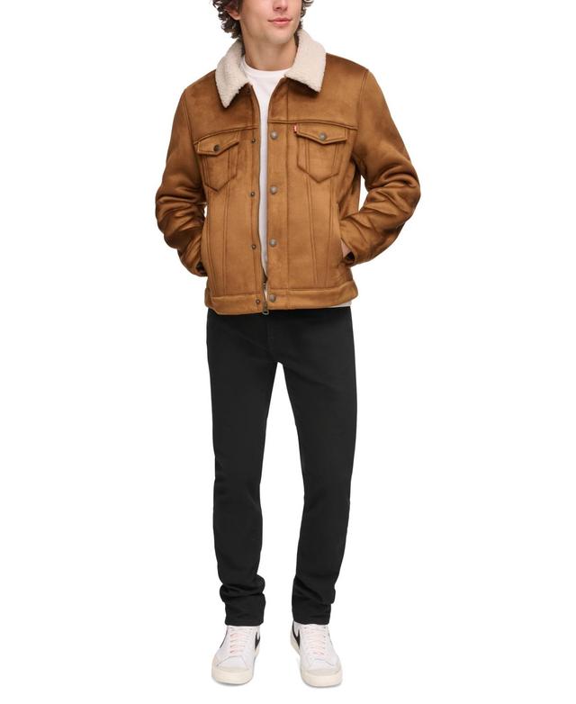 levis Faux Shearling Lined Trucker Jacket Product Image