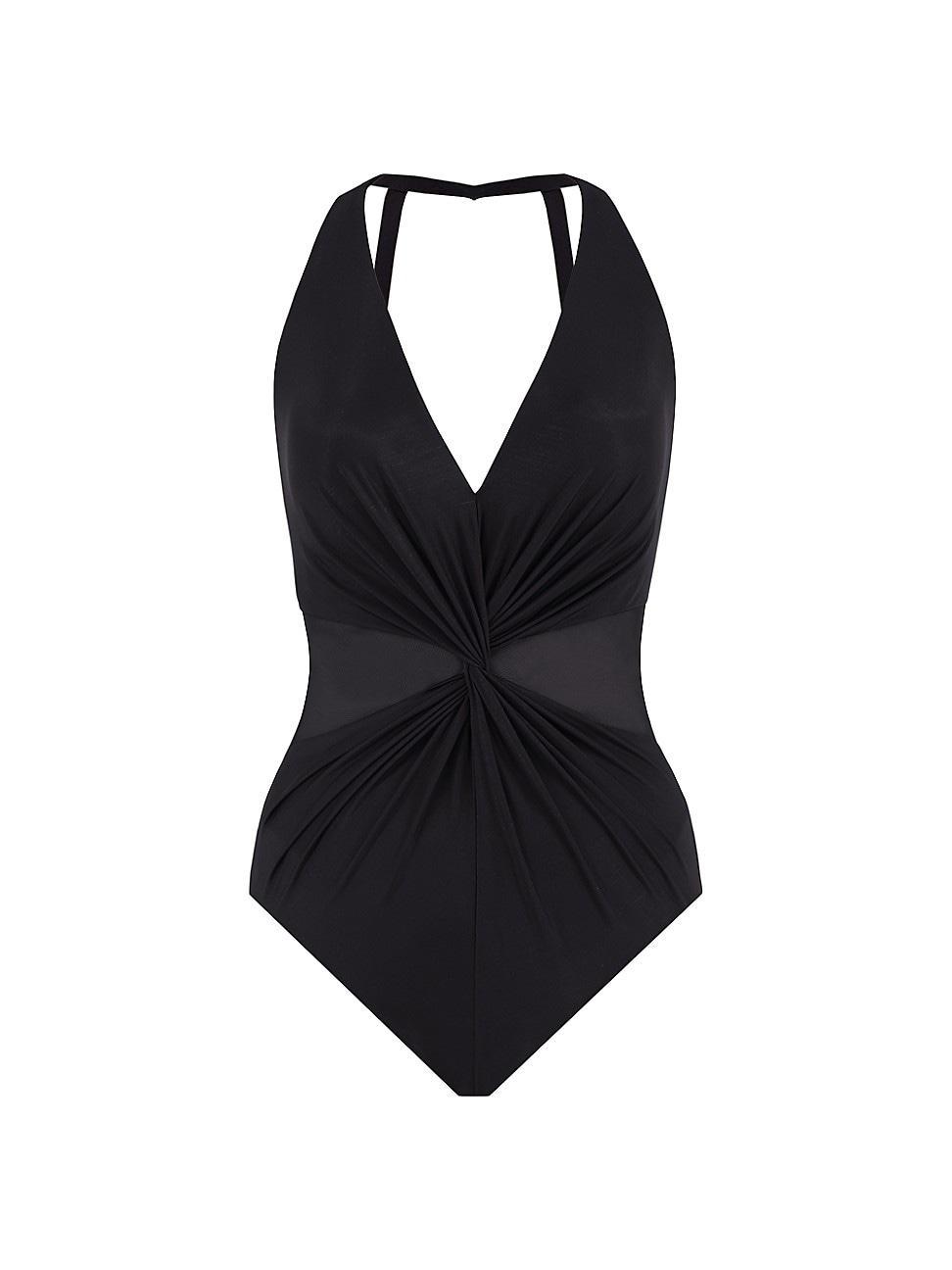 Womens Illusionist Wrapture One-Piece Swimsuit Product Image