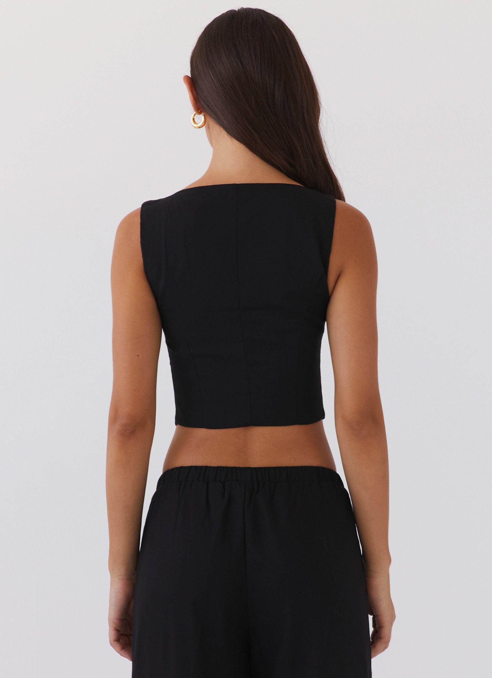 Take Me Away Corset Top - Black Product Image