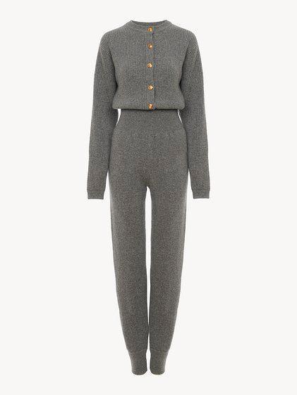 Jumpsuit in wool & cashmere Product Image