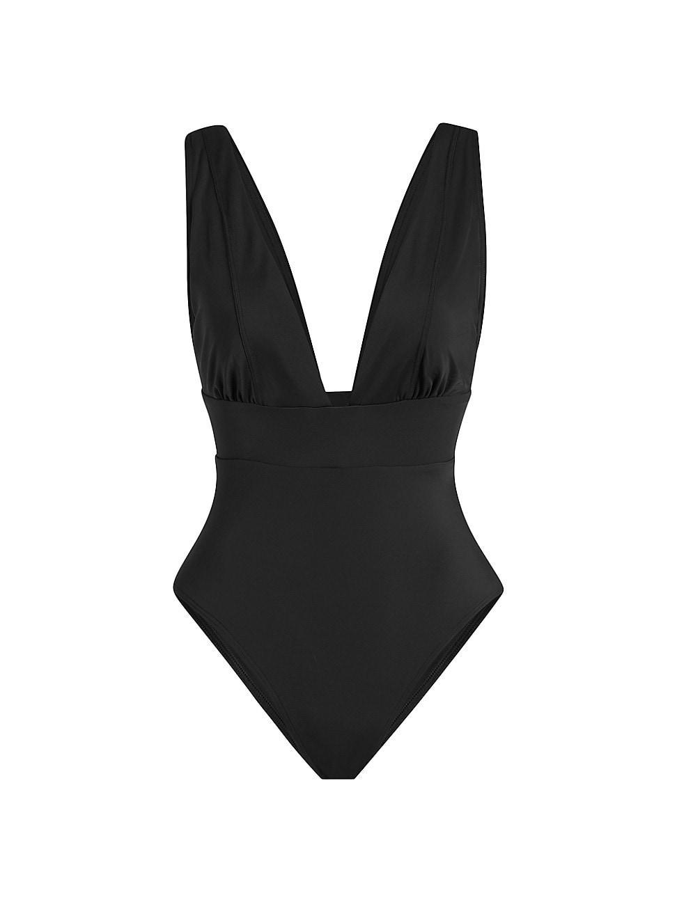 Andie Mykonos Plunge One-Piece Swimsuit Product Image