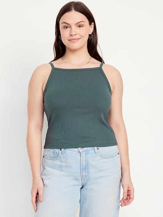 Rib-Knit Cami Tank Top Product Image