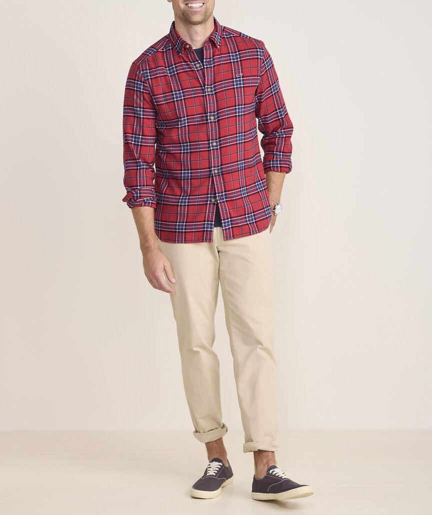 Vineyard Flannel Plaid Shirt Product Image