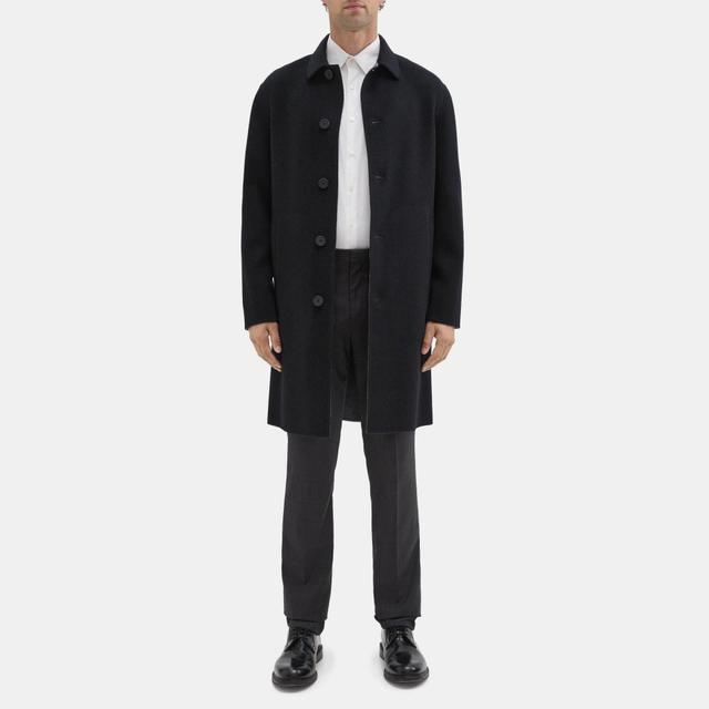 Double-Face Wool-Cashmere Car Coat | Theory Outlet Product Image