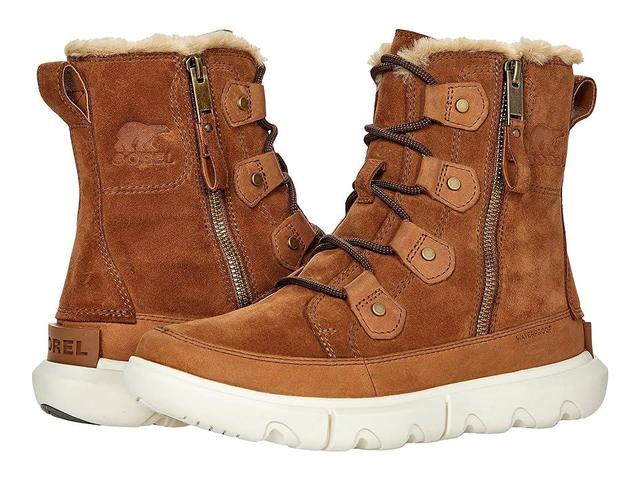 SOREL SOREL Explorer II Joan Dual Zip Waterproof (Velvet /Fawn) Women's Shoes Product Image