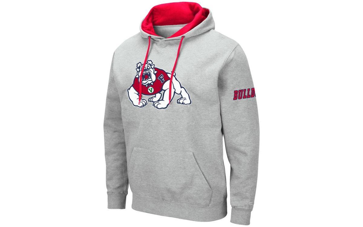 Colosseum Mens Fresno State Bulldogs Big Logo Hoodie Product Image