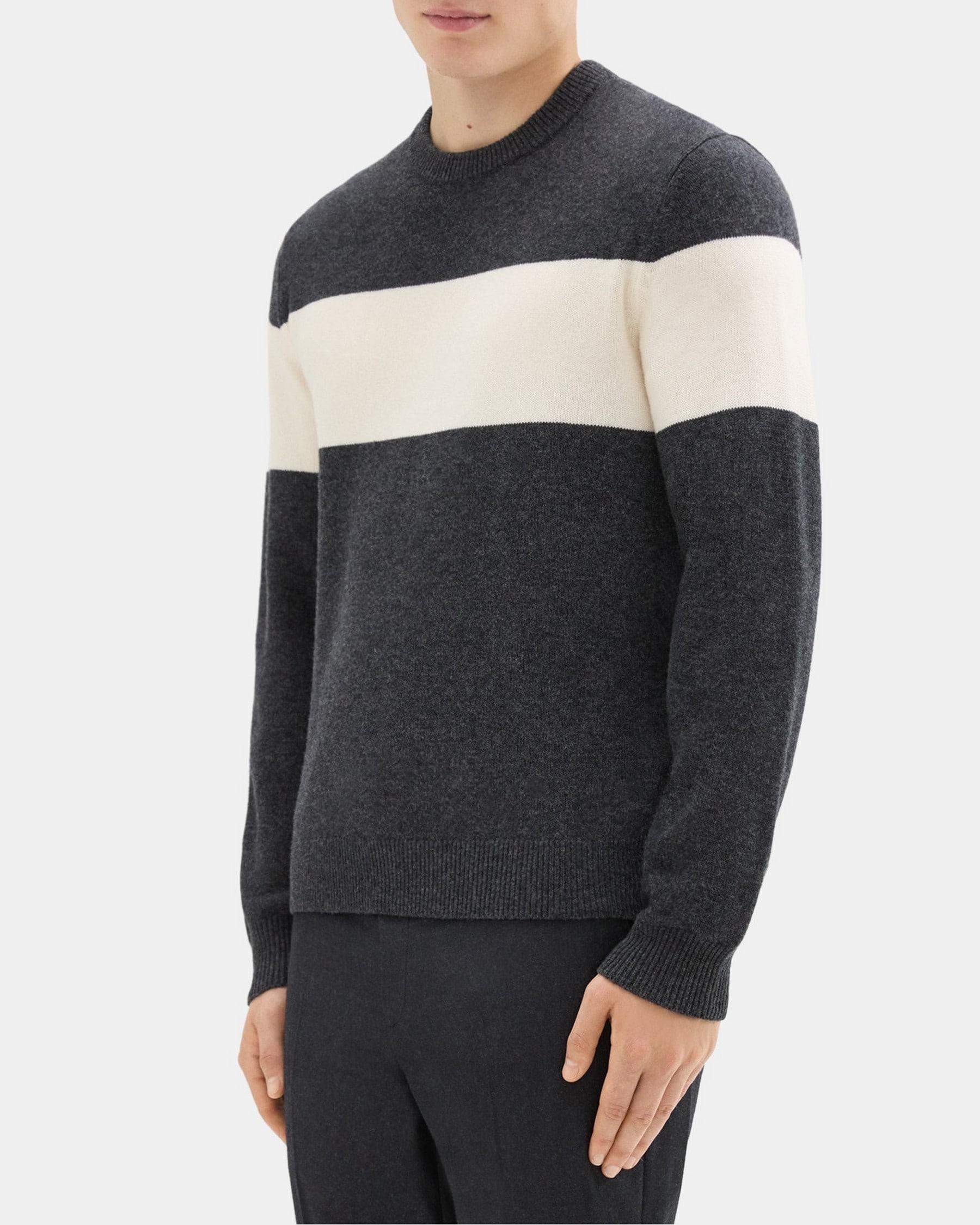 Crewneck Sweater in Wool-Cashmere Product Image