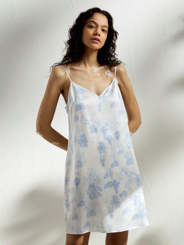 La Terra Strap Midi Night Dress Product Image