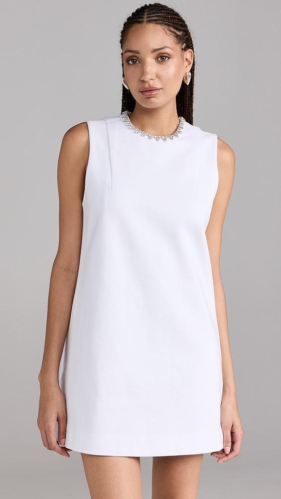 AREA Crystal Heart Back Dress | Shopbop Product Image